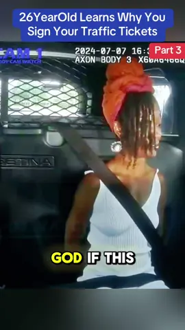 26YearOld Learns Why You Sign Your Traffic Tickets #cops #police #viral #usa 