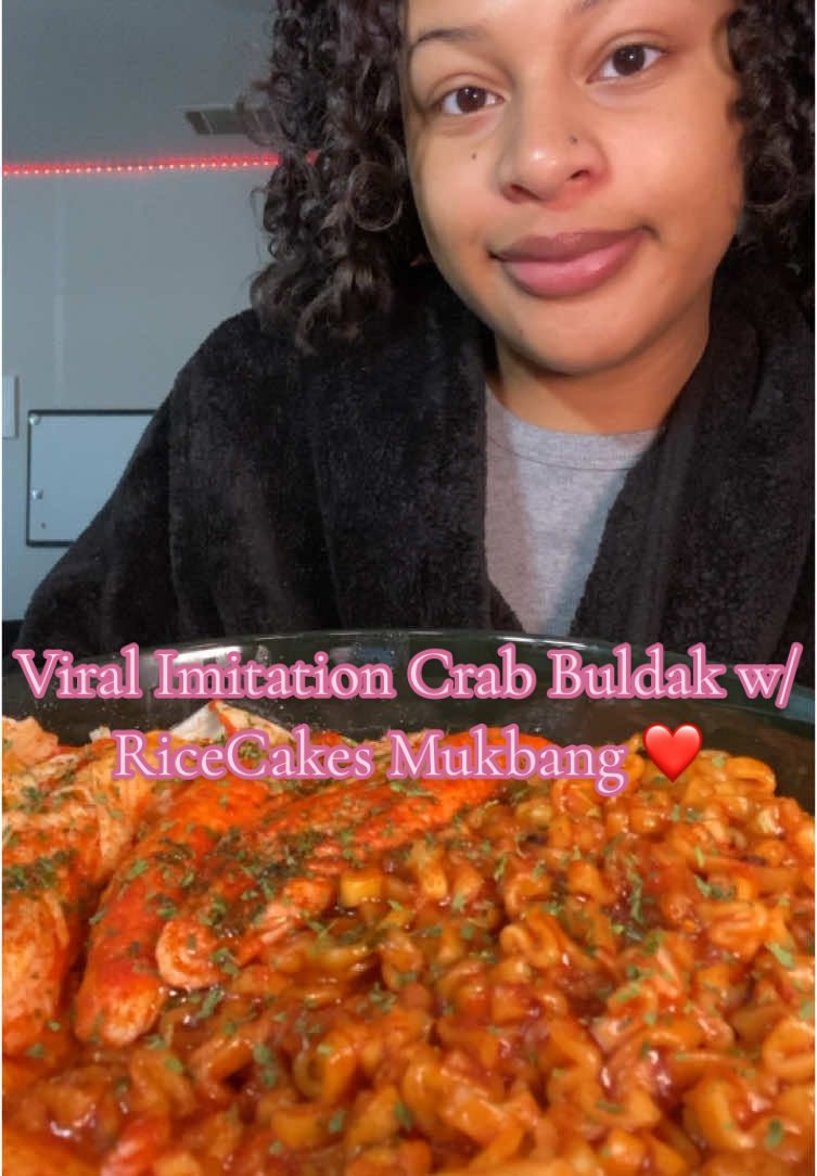 Viral Imitation Crab with Buldak and Rice Cakes Mukbang ❤️❤️❤️❤️❤️#fypppppppppppppppppppppppp #fypppppppppppppp #fypageシ #fypp #viral #viralvideo #viraltiktok #mukbang #mukbangeatingshow #asmrfood #asmrsounds #asmrtiktoks #mukbangvideo #viral_video #yummy #asmr #crab #noodles 