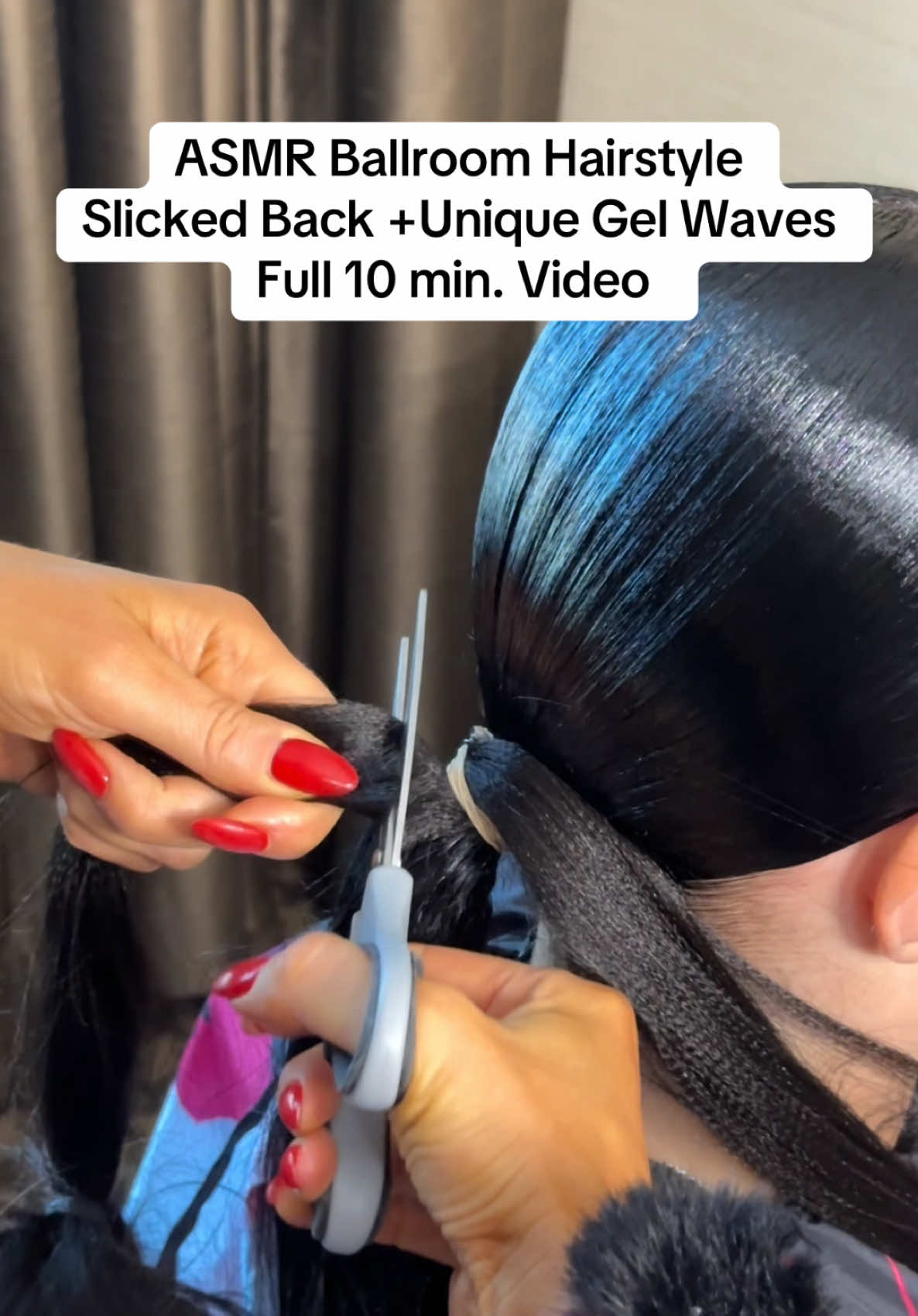 ASMR 🔊 Ballroom Hairstyle  Slicked Back Hair + Unique Gel Waves Think you can make it through the whole 10 minutes video ?  This hairstyle needs a name ❤️‍🔥  #asmr #asmrsounds #asmrvideo #ballroomhairstyle #asmrhairplay #asmrhair #asmrtiktoks #asmrhair #slickback  #grwm #grwmroutine #grwmhair #hairgoals #hairinspo #hairideas #hair #hairtok #haircut #hairtutorial #extensions #hairstylist #haircare #haircut #hairtutorial  #creatorsearchinsights 