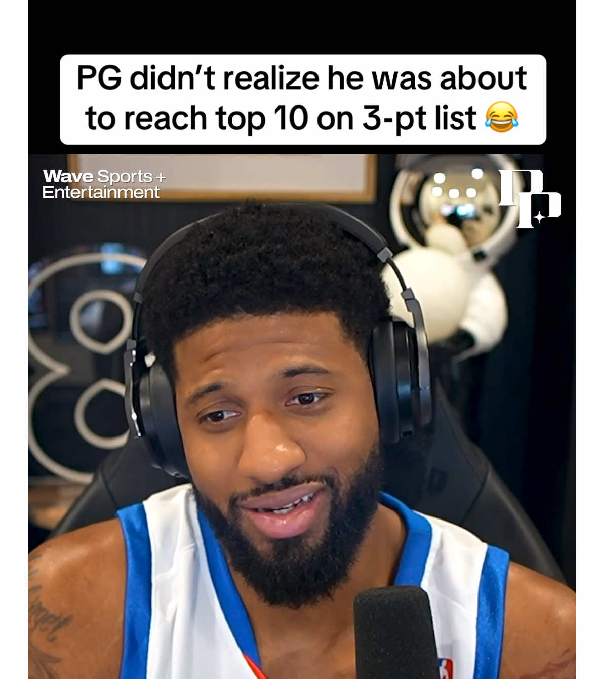 PG reacts to reaching top 10 on 3-pt list 🤝 