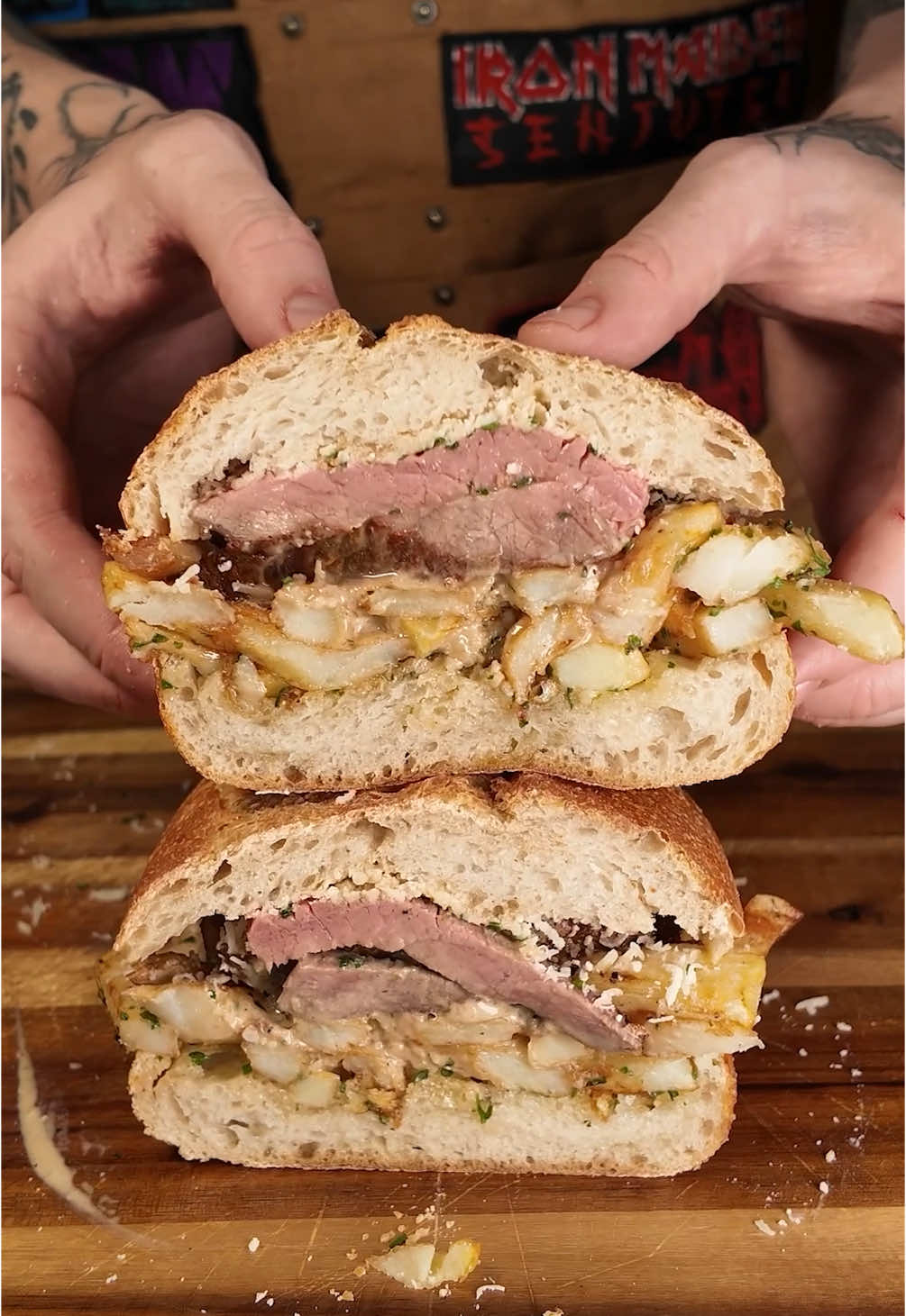 MOST VIRAL STEAK SANDWICHES OF 2024 🔥 #food #foodporn #Foodie #FoodTok 