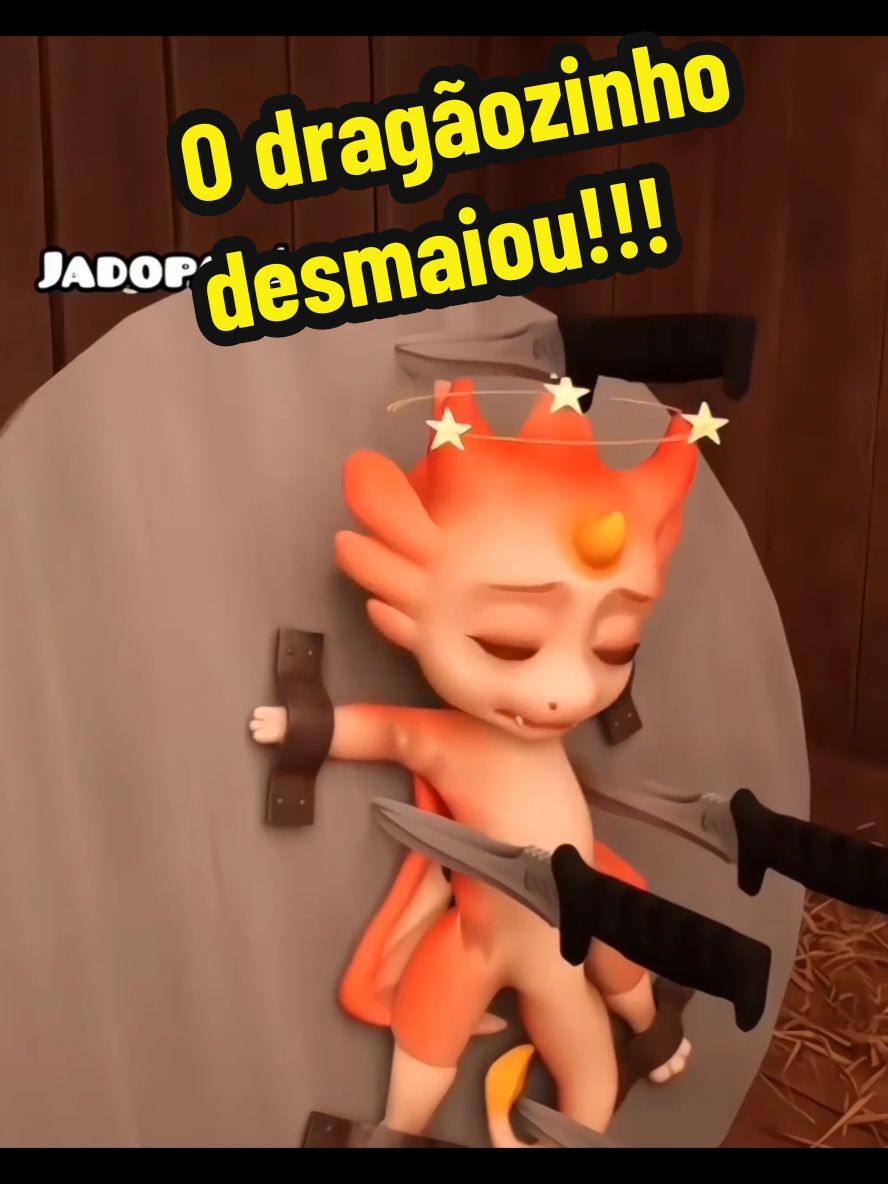 O dragãozinho desmaiou #animation #baby #dragon