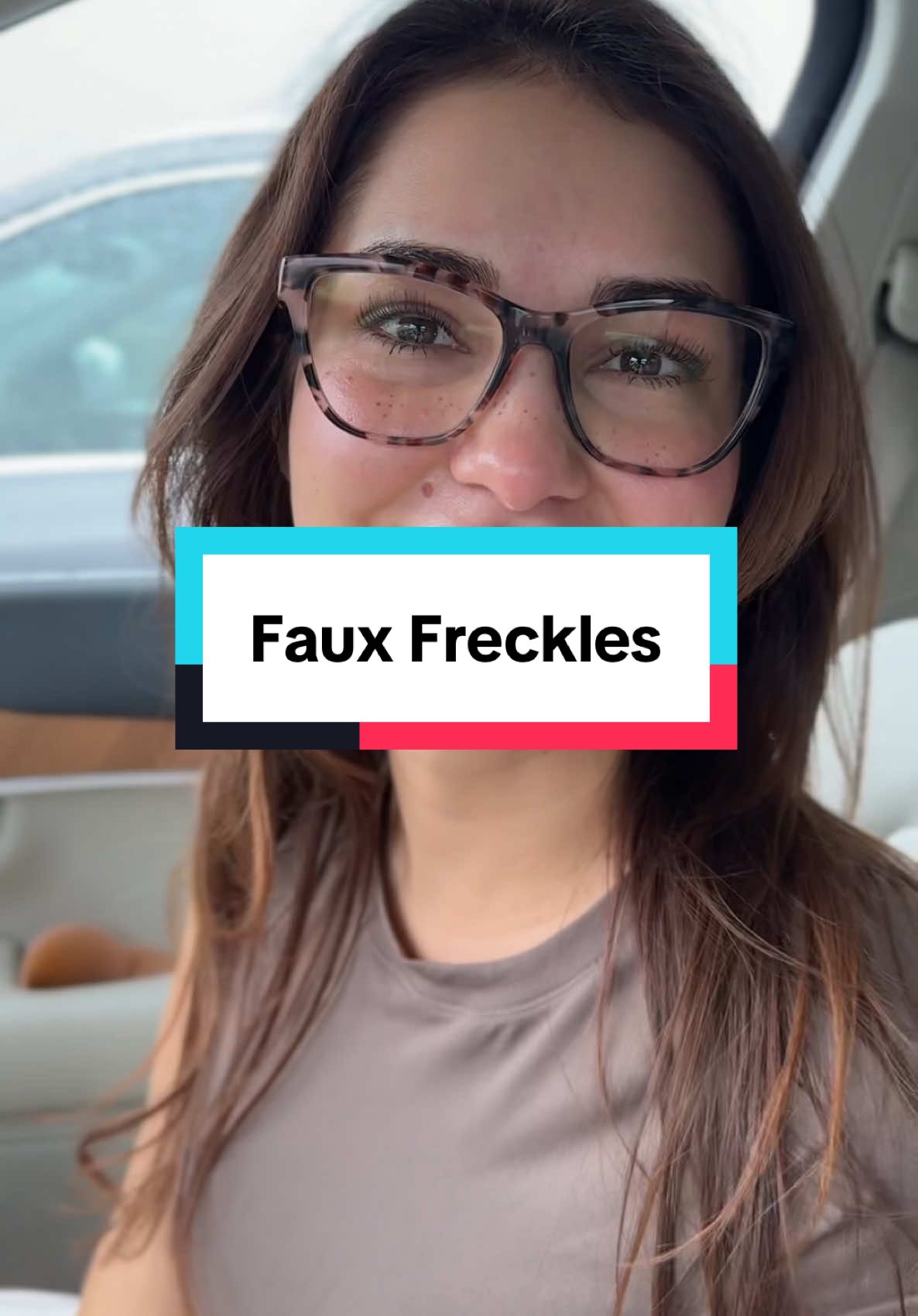 Faux Freckles for a little serotonin boost 