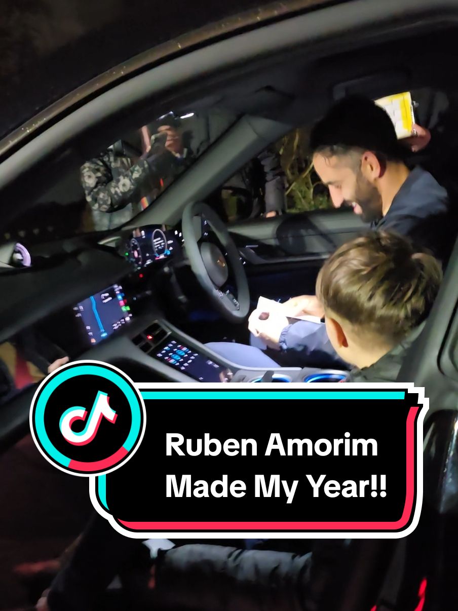 Ruben Amorim Made My Year!  #blowthisupforme #rubenamorim #oldtrafford #mufc #manchesterunited #footballtiktok #manutd #fyp #amorim #sportingcp #manutdtiktok 