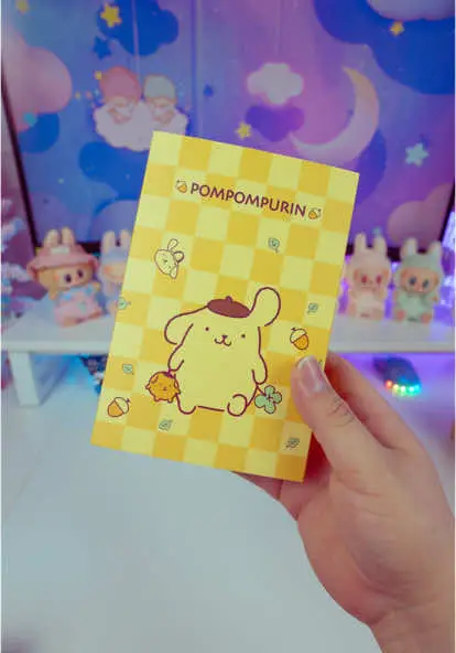 @Akko recently released a Pompompurin collaboration. They release a yellow and a pink mouse along with a yellow and a pink desk mat along with two full size keyboards. I was very lucky to get both. These are the yellow ones. I am in love with them.  #akkogear #pompom #pompompurin #unboxing #desksetup #pcsetup #keeb #keyboard #pudding 