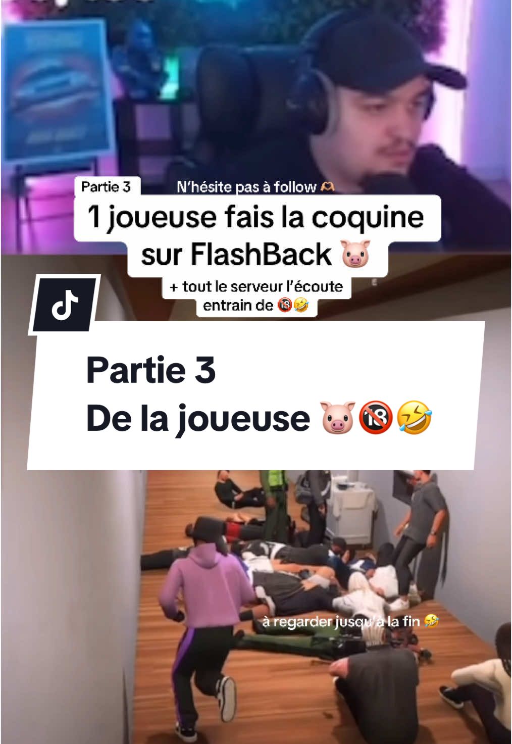 Vous avez réclamez la partie 3 ?! La voici !  PS : en aucun cas je me moque de la joueuse et du joueurs 🫶🏼 #pourtoi #flashbackwl #gta5rp #jltomy #mrsal #Flashback @JL TOMY @JLTomy @MrSal_59 