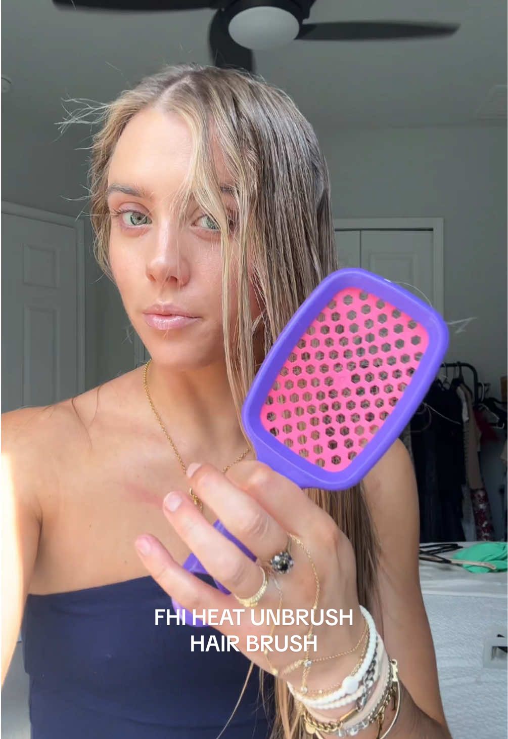 these brushes are my favorite they work so well to detangle but also soooo easy to clean and works really well for ventilation when blow drying 💆‍♀️ @FHI HEAT  #fhiheat #fhiheatunbrush #fhiheatbrush #hair #hairbrush #unbrush #unbrushreview #unbrushhairbrush #unbrushdetanglinghairbrush #unbrushedhair #hairbrushing #hairbrushhacks #hairwashday #detanglingbrush #wethairbrush #dryhairbrush #TikTokShop #ttsbeautybesties #tiktokshopcreatorpicks #tiktokshophaircare  #tiktokshopbeauty 