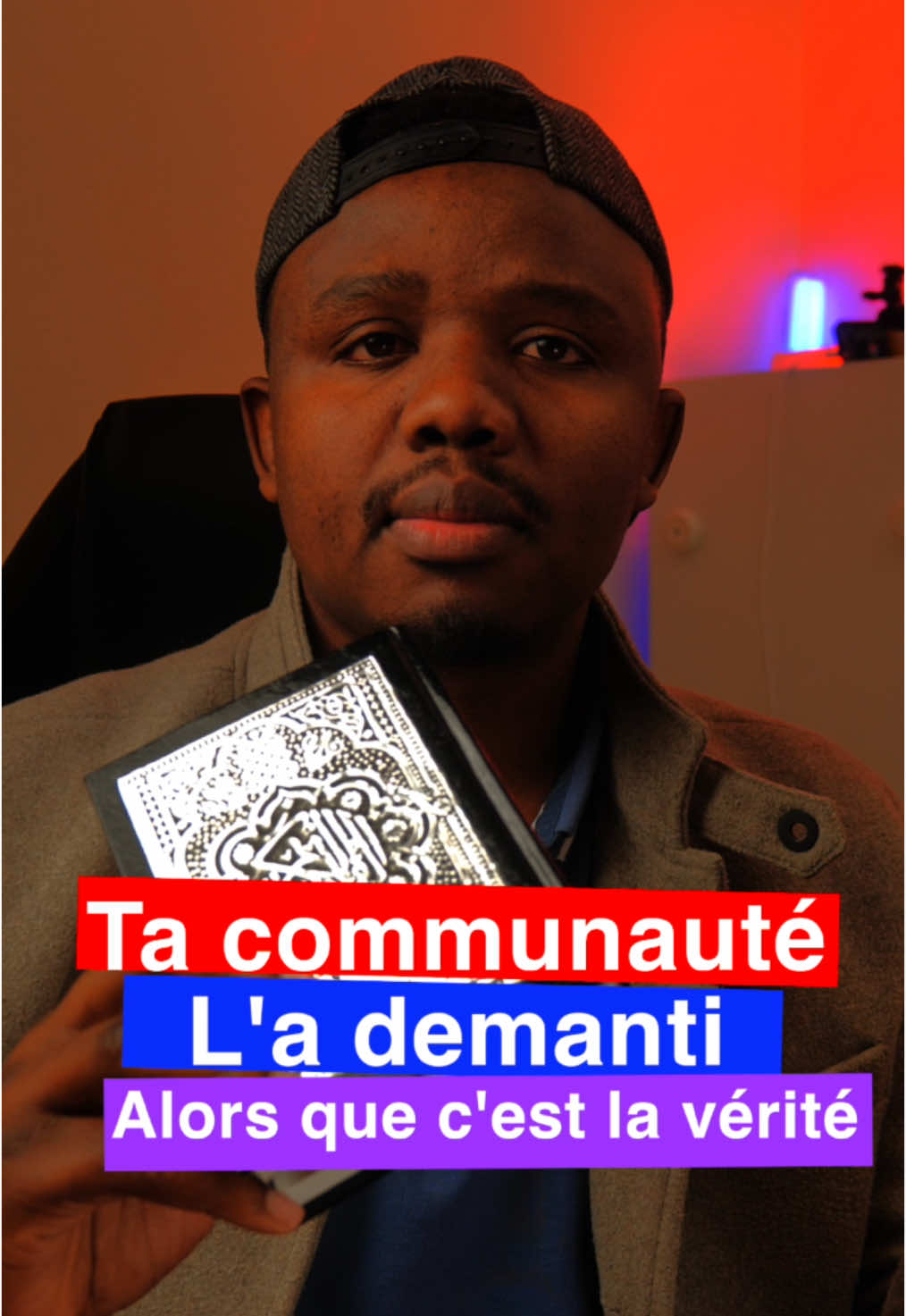 La communauté de Mouhammad a rejeté cette révélation, ils l’on substituée par des hadiths , des dires d’untel et d’untel.