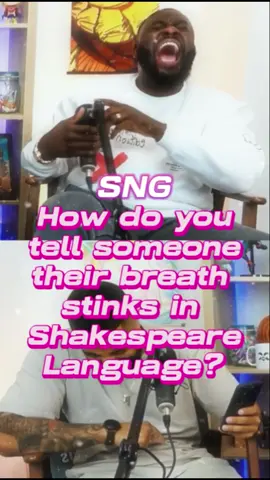 Bro you breath stinks!  #shxtsngigs #funnytiktok #shakespeare #CapCut 