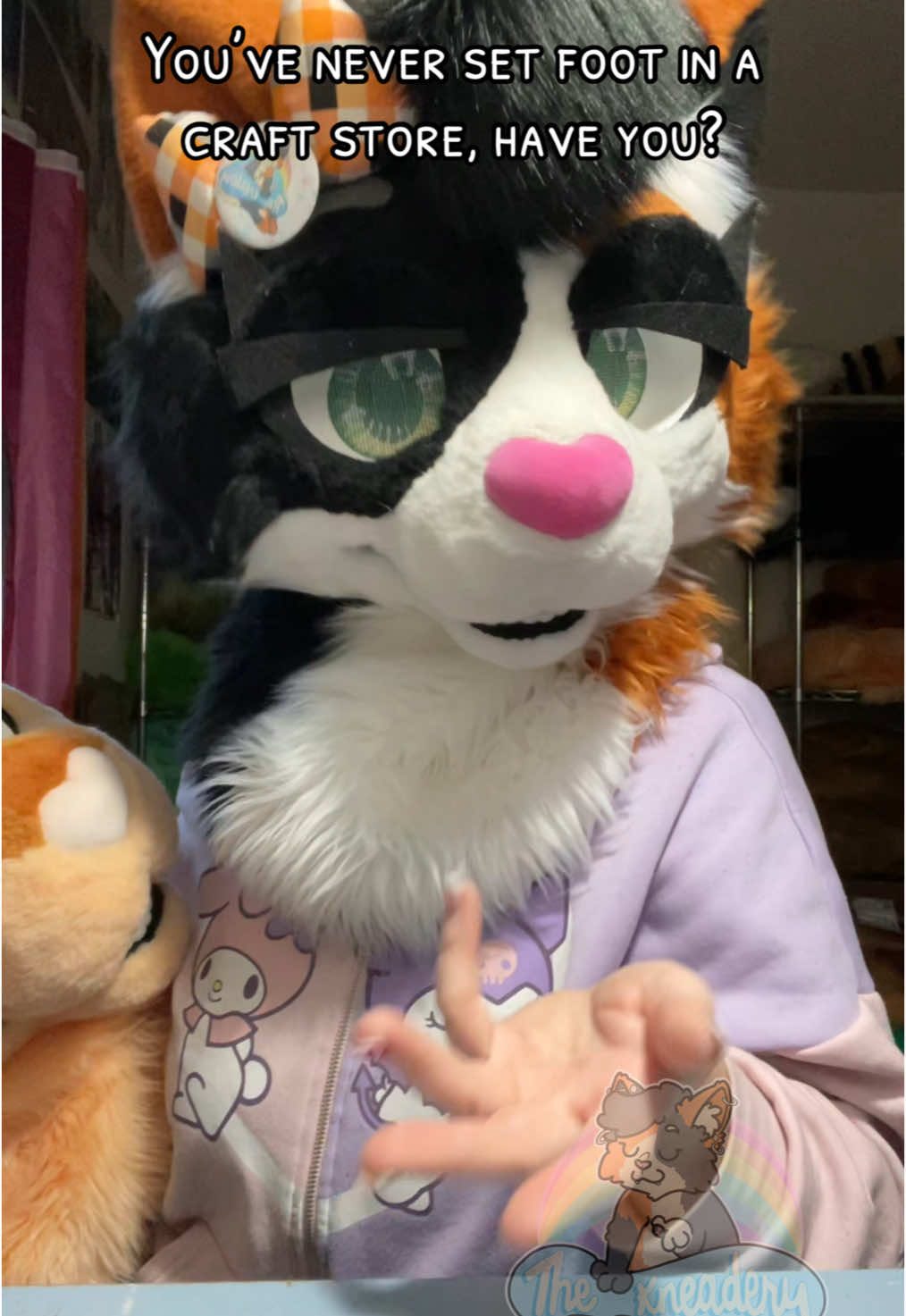 I made myself eyelids just for this clip 🤣 #furry #furryfandom #furrycommunity #fursuit #fursuits #fursuitmaker #fursuitmaking #fursuitmakers #fursuitmakersoftiktok #fursuitmakersofinstagram #furryfyp #fyp #foryou 