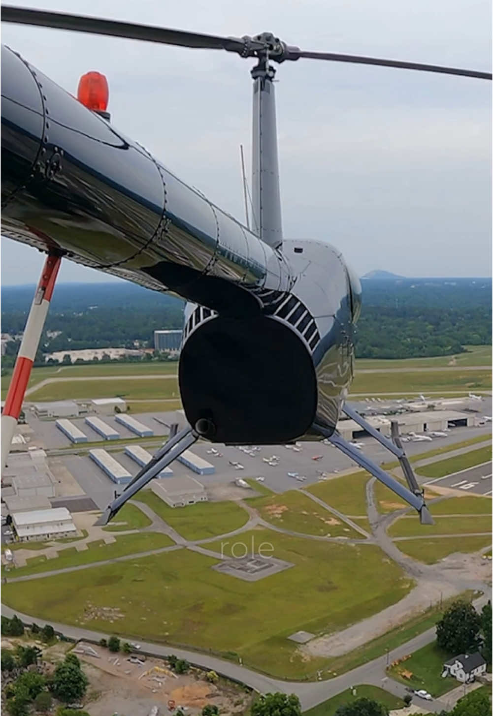 GoPro Cam of a full Autorotation  #atl #georgia #aviation #autorotation #helicopter #learn #views 