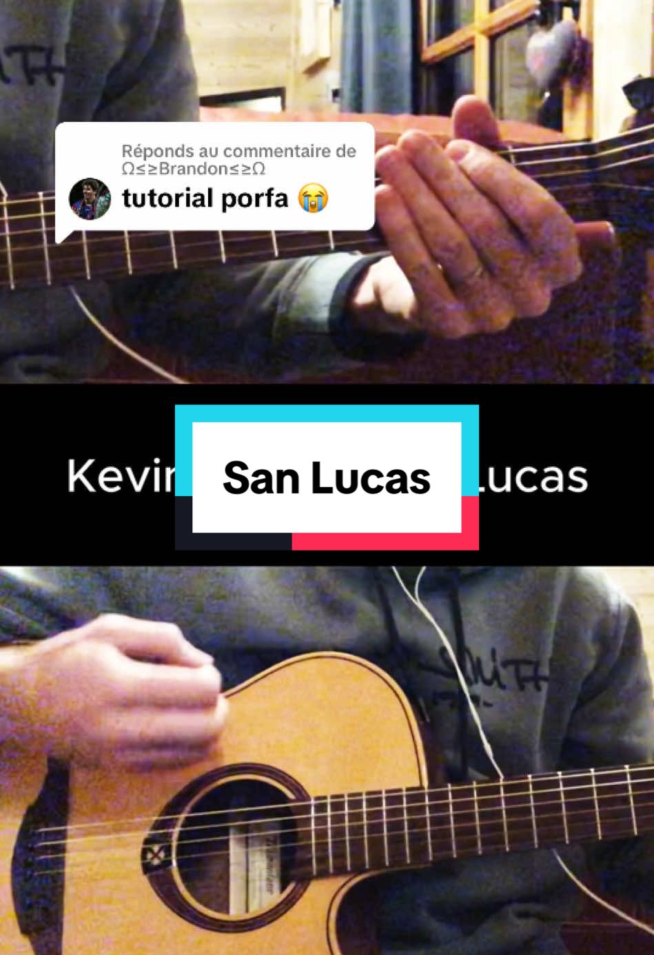 Réponse à @Ω≤≥Brandon≤≥Ω  Tutoriel for San Lucas de Kevin Kazrl #guitartutorial #fyp #guitarra #guitarchords #guitar #LearnItOnTikTok #guitartok #beginnerguitar #guitarlesson 