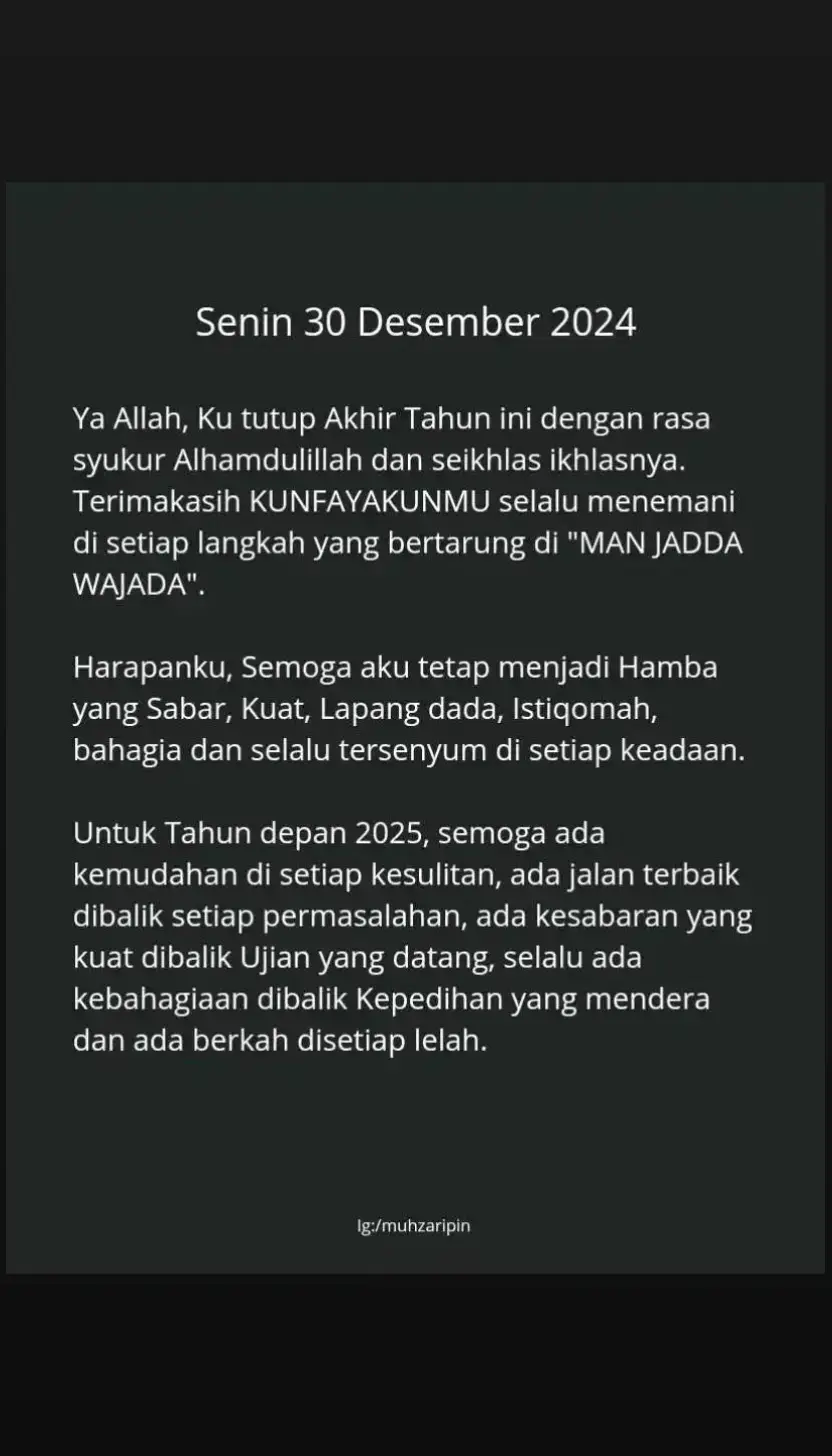 Senin 30 Desember 2024 #fyp 