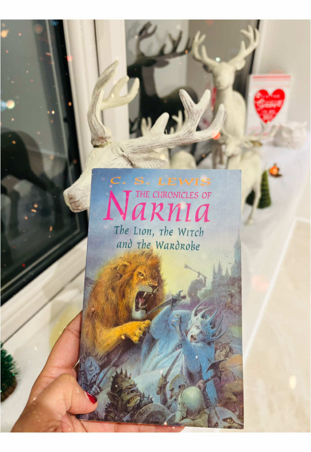 📚 Book Review:The Lion, the Witch, and the Wardrobe by C.S. Lewis The Lion, the Witch, and the Wardrobe is the ultimate winter read—magical, heartwarming, and utterly timeless. Here’s why it’s a 10/10:   •	The Wardrobe: A simple piece of furniture becomes a portal to the enchanting land of Narnia. •	Sibling Bond: The love, loyalty, and courage of the siblings shine throughout the story. •	Father Christmas: An unexpected yet delightful visit with his reindeer adds festive charm. •	Mystical Creatures: From the majestic Aslan to the chilling White Witch, Narnia’s magical beings captivate at every turn. •	The Stag: A fleeting yet magical moment symbolizing hope and renewal. •	The Ending: The bittersweet return to the real world, where only hours have passed, leaves a lasting impression. This classic tale is a festive, family-friendly read that will transport you to a winter wonderland and keep you dreaming long after you’ve turned the last page. . . . . . #bookreview #cslewis #thelionthewitchandthewardrobe #narnia #winterreads #festivereads #magicalbooks #classicstories #familyfavorites #childhoodnostalgia #christmasreads #festivestory #christmasmagic  #booklovers  #reading #bookstagram  #bookblog #readersofinstagram #ukblogger #lifstyleblogger #whatiread 