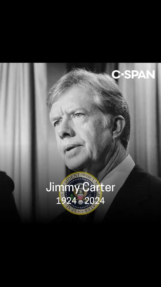 Jimmy Carter, the 39th president of the United States, died Sunday at the age of 100.   A former peanut farmer and one-term governor of Georgia, Carter took office in January 1977 after defeating incumbent President Gerald Ford in the wake of the Watergate scandal.   Carter’s term was marked by rising inflation and an energy crisis, leading to the creation of the Energy Department in 1977. He also pushed for investments in schools and advocated for the formation of the Education Department, which was established in 1979.   His presidency was also characterized by international peace efforts — most notably, the Camp David Accords, signed in 1978 by the leaders of Egypt and Israel. The end of his term, however, was marred by the Iranian hostage crisis, in which pro-revolutionary students stormed the U.S. embassy in Tehran and held Americans hostage for 444 days, damaging Carter’s approval rating.   In the 1980 election, he faced a strong primary challenge from Massachusetts Sen. Ted Kennedy, who won 12 states and refused to concede until the second day of the Democratic National Convention. Carter was soundly defeated by California Gov. Ronald Reagan in the general election.   He dedicated his post-presidency — the longest in U.S. history — to promoting human rights and charitable causes. The Carter Center was established in 1982 with the mission of advancing human rights and alleviating human suffering. He authored dozens of books, met with world leaders and participated in disaster relief efforts.   In 2002, Carter was awarded the Nobel Peace Prize “for his decades of untiring effort to find peaceful solutions to international conflicts, to advance democracy and human rights, and to promote economic and social development.”   He was a self-described born-again Christian and taught Sunday school throughout his post-presidency at his local Baptist church in Plains, Georgia.   His wife, former first lady Rosalynn Carter, died in November 2023 at the age of 96.   They are survived by their four children and many grandchildren and great-grandchildren. #jimmycarter #potus #rip #cspan 