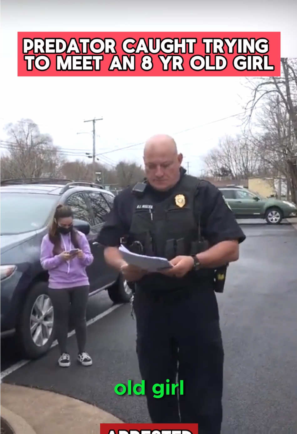 Replying to @Tilly & Tucker cop shows up to arrest predator #predatorcatchers #copsoftiktok #foryou #trending 