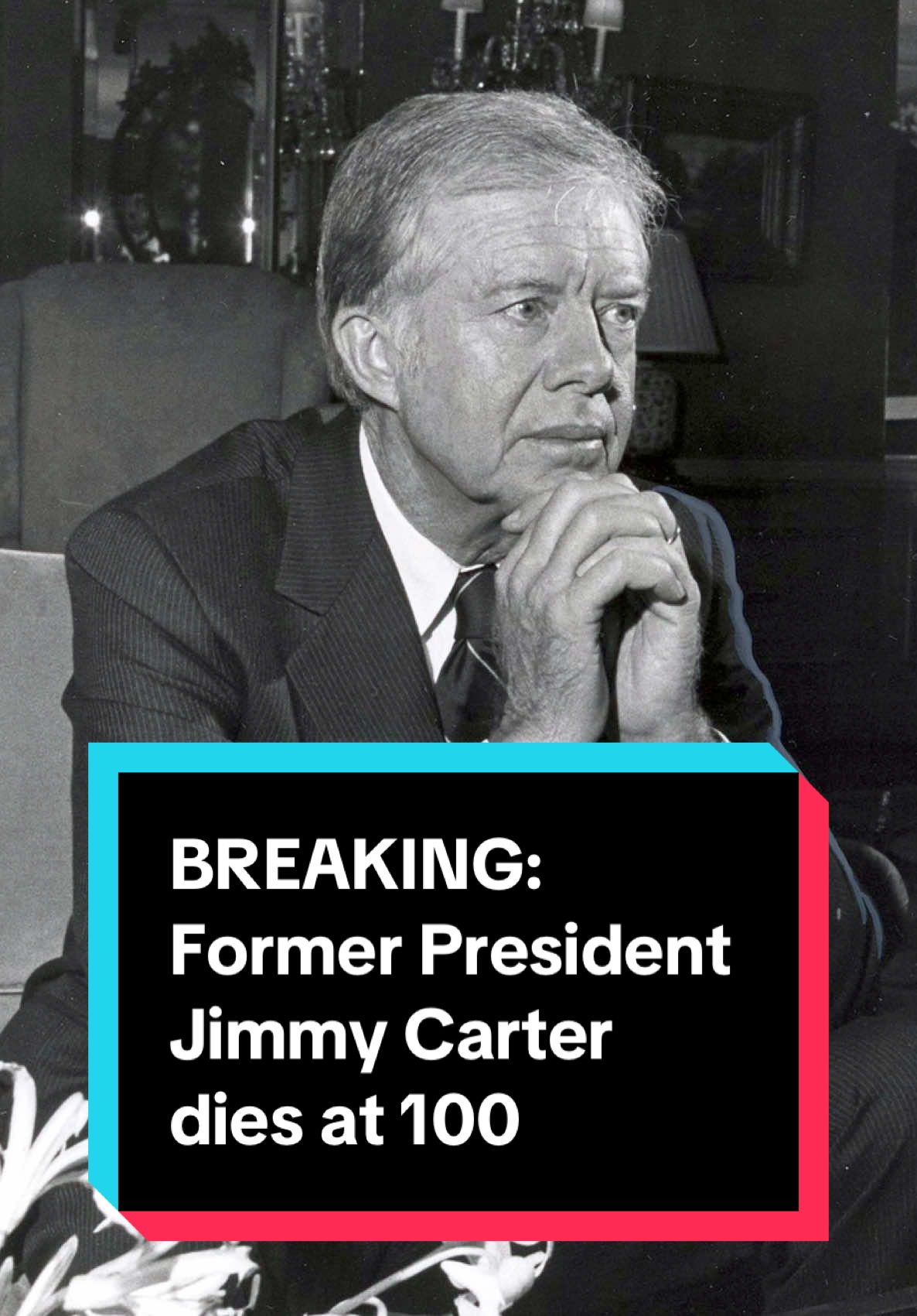 Former President Jimmy Carter, the 39th president of the United States who dedicated his life after leaving office to brokering international peace, has died at age 100, his office confirmed Sunday.  #BreakingNews #News #president #jimmycarter #washington 