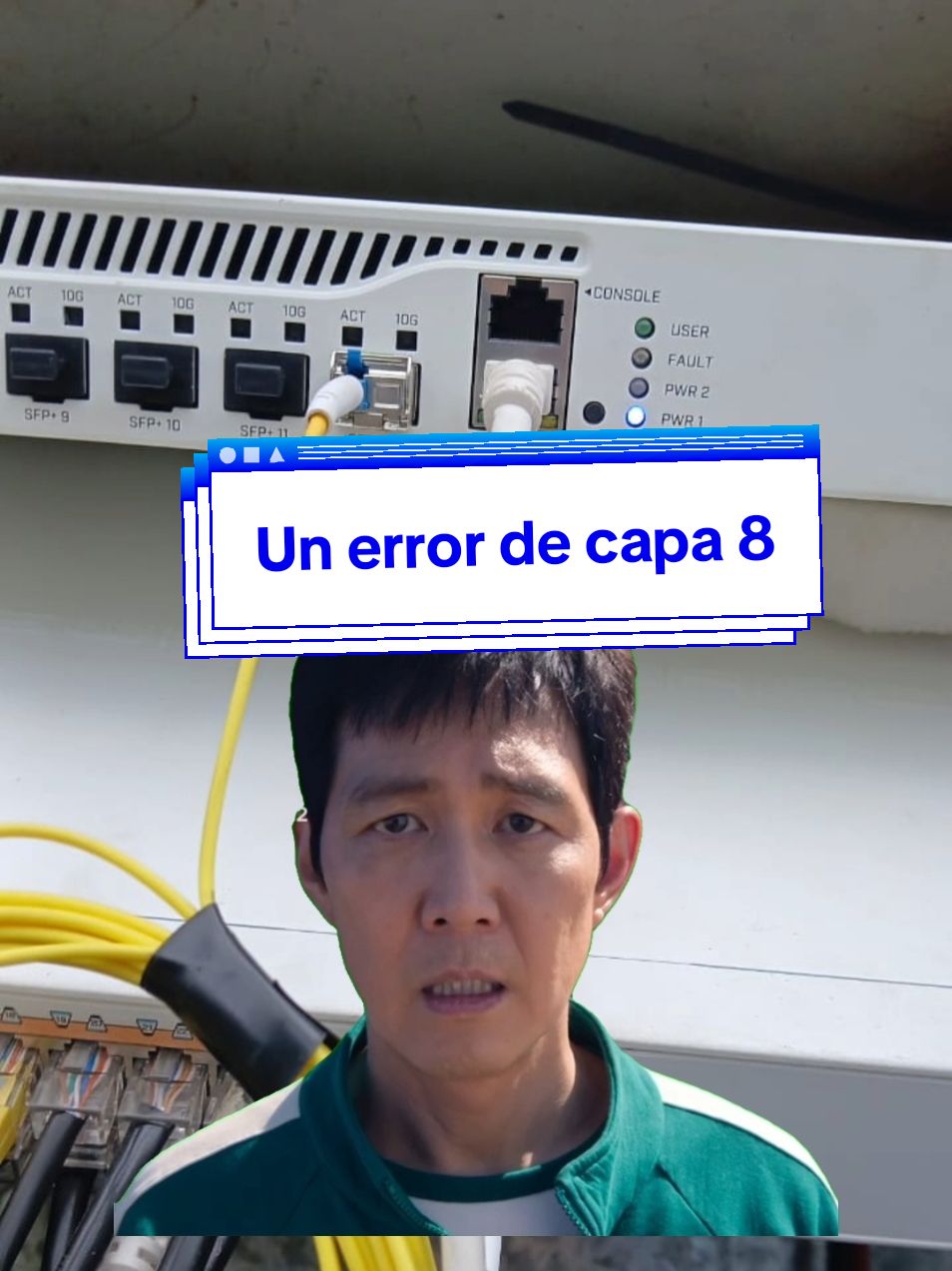 Era un error de capa 8😂, para todos los ingenieros y técnicos en telecomunicaciónes  #sfp #ftth #modulo #falla #datacenter #telecommunication  #tecnico #ingeniero #telecomunicaciones #sistemas #isp #wisp  @mikrotik_com 