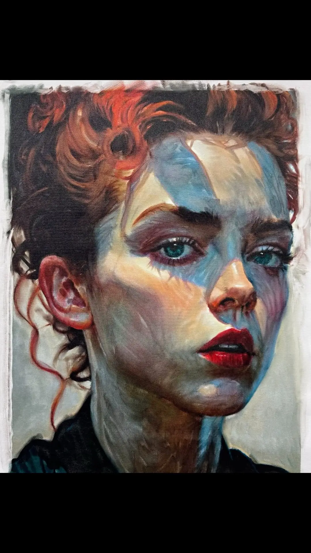 Messing with technique. Wip #olioncanvas 