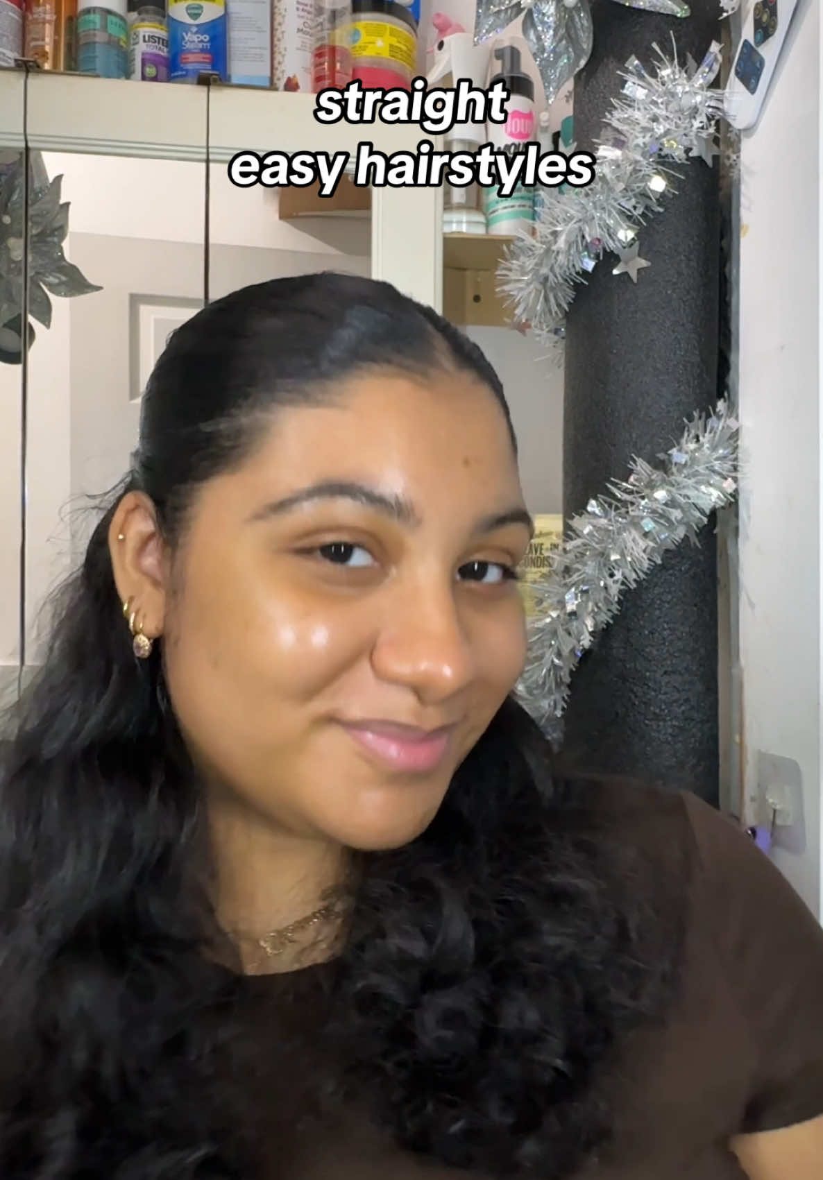 she’s been the go to bc my hair was so frizzy from the dyson but we just learning 🫡 #hairstyle #hairstyletutorial #mediumhairstyles #straighthairstyle #straighthair #wavyhair #wavyhairstyle 