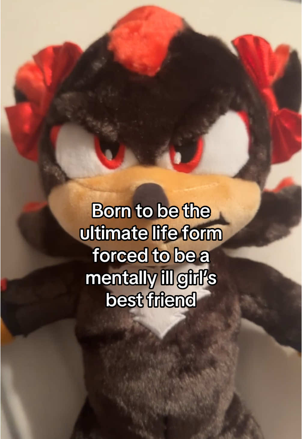 Grateful everyday I bought him when I did cause he was sold out like three days later😭 #sonic #sonic3 #shadow #sonicthehedgehog #shadowthehedgehog #buildabear #buildabearworkshop 