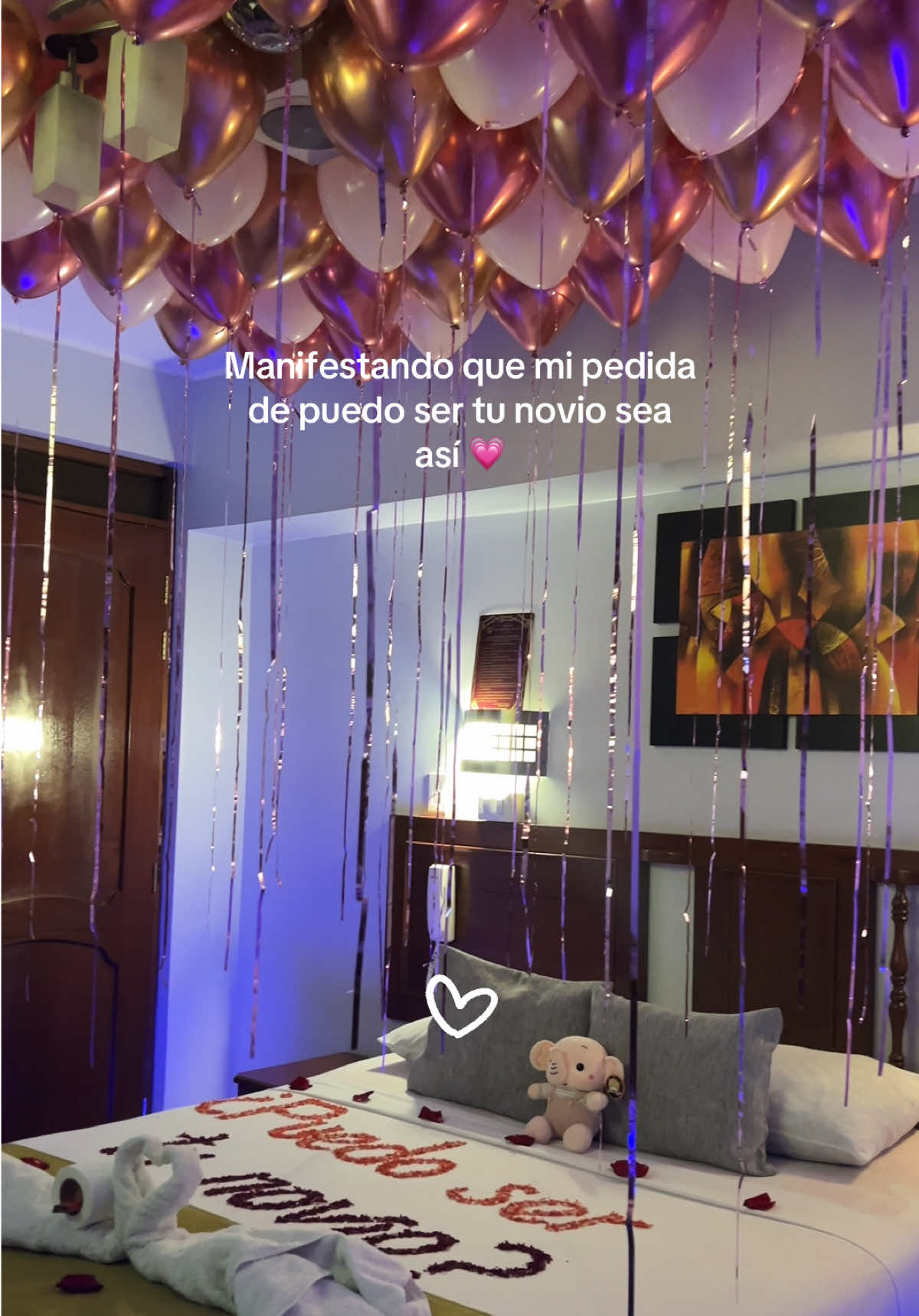 ¿Puedo ser tu novio? 🩷 la propuesta que todas esperamos 💗💗💗 #puedosertunovio #quieresserminovia #proposalgoals #proposalideas #CoupleGoals #novios #Parejas #ideasparasorprender #Amor #propuestadenovios #decoracionromantica #teamwork #ballons #decohotel #decoroom #sorpresaenhotel #limaperu🇵🇪 #peru🇵🇪 #lima #comopedirleaalguiensertunovia #hotelroom #jacuzzitime #jacuzzihotel #jacuzzilima 