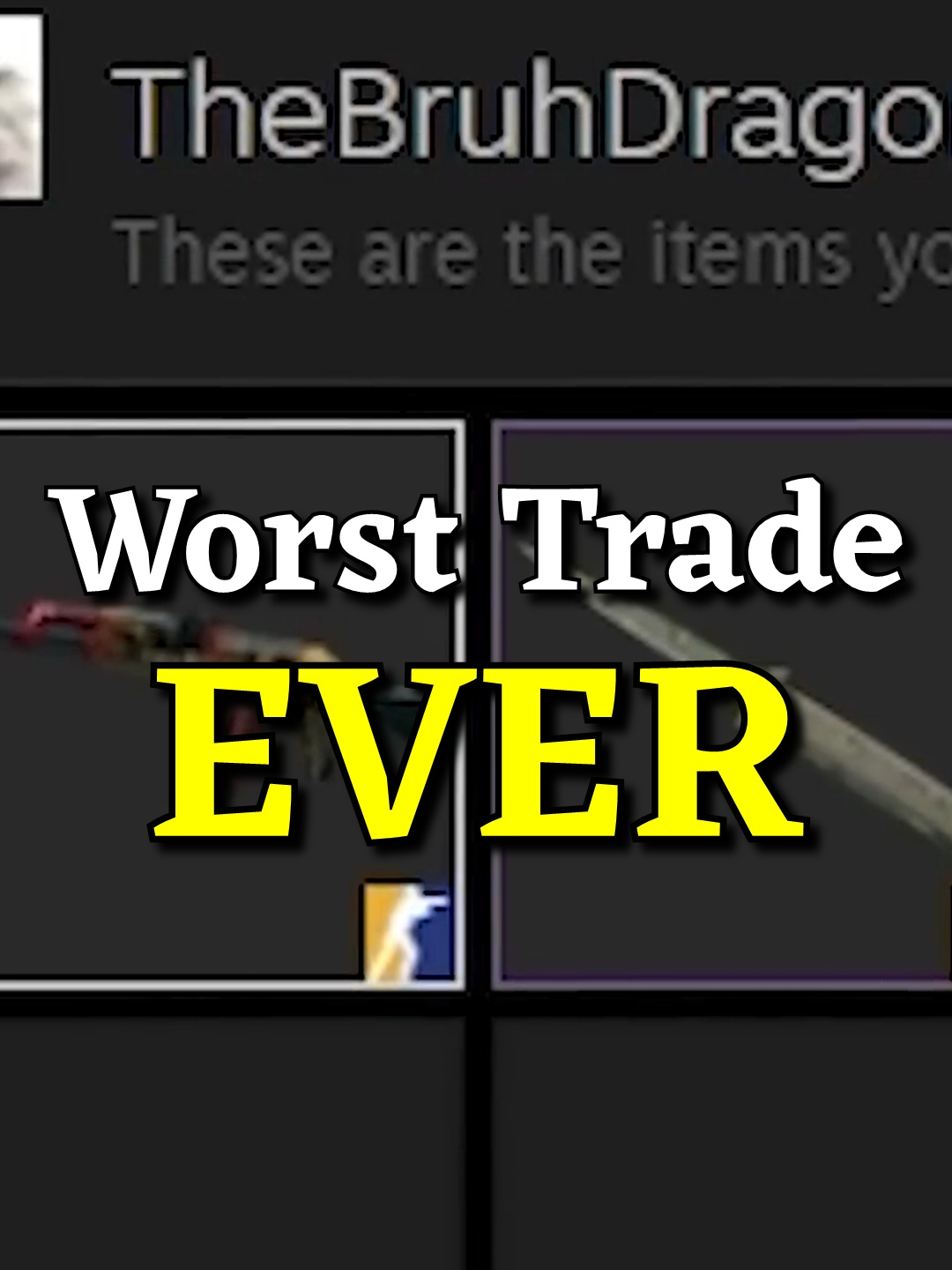 The WORST Trade EVER 😂 #cs #cs2 #csgo #csgomoments #movement #bhop #kz #smooth #satisfyingvideo #clutch #tiktokgaming #gaming #gamer #game #counterstrike #story #storytime #update #news #aim #streamer #twitch #anomaly #fyp