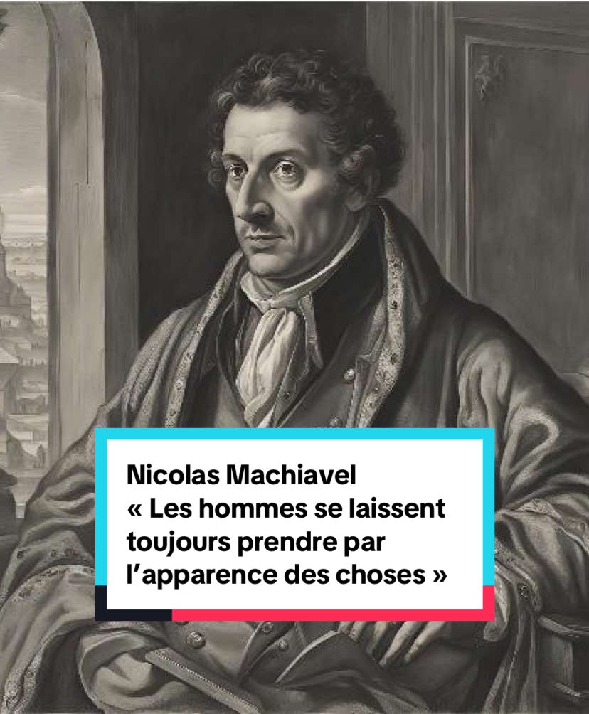 «Les hommes se laissent toujours prendre par l’apparence des choses » Nicolas Machiavel  #apparence #peintre #manipulationtechniques #psychologie 