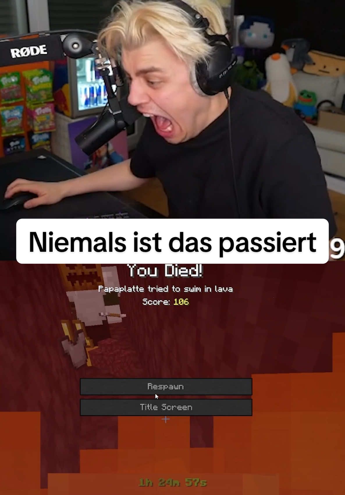 Niemals ist die Basti Challenge daran gescheitert #papaplatte #bastighg 