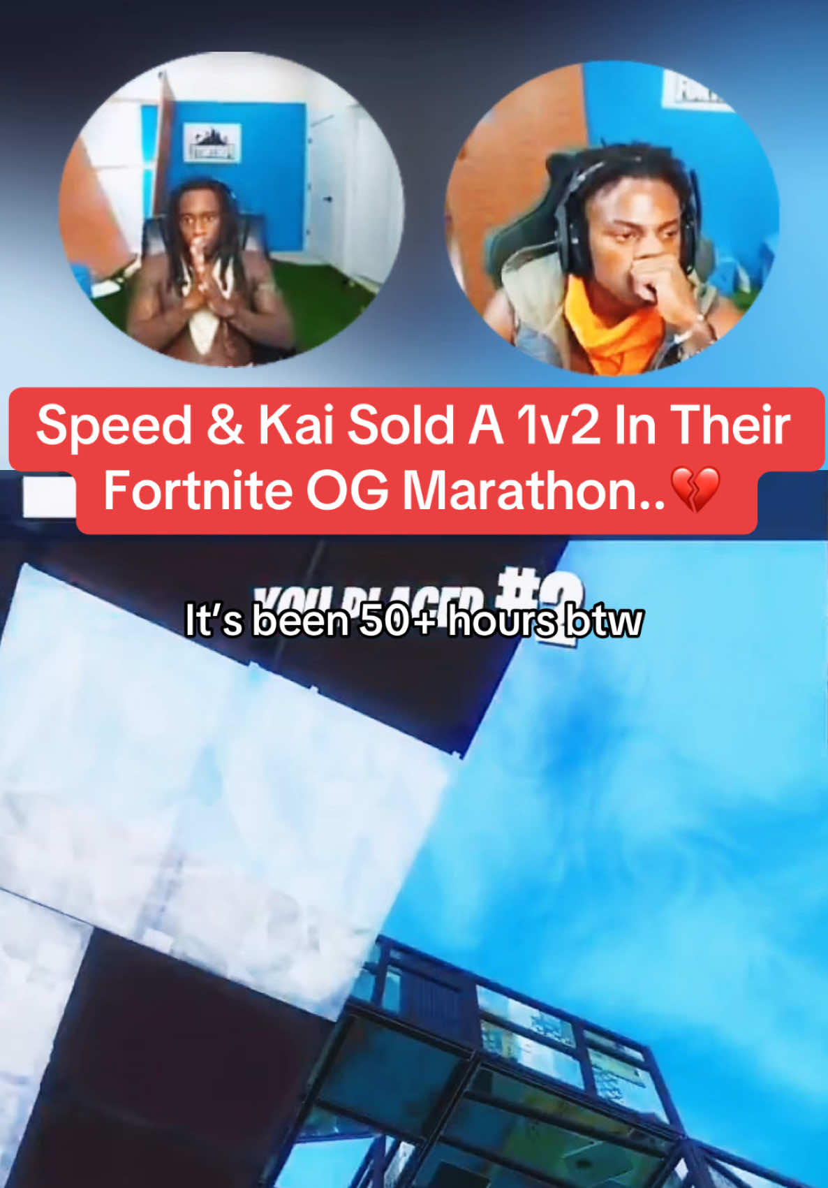 Speed & Kai’s gaming struggles are never ending! 😭 #ishowspeed #kaicenat #fortnite #fortniteog #fyp #foryoupage #viral #trending 