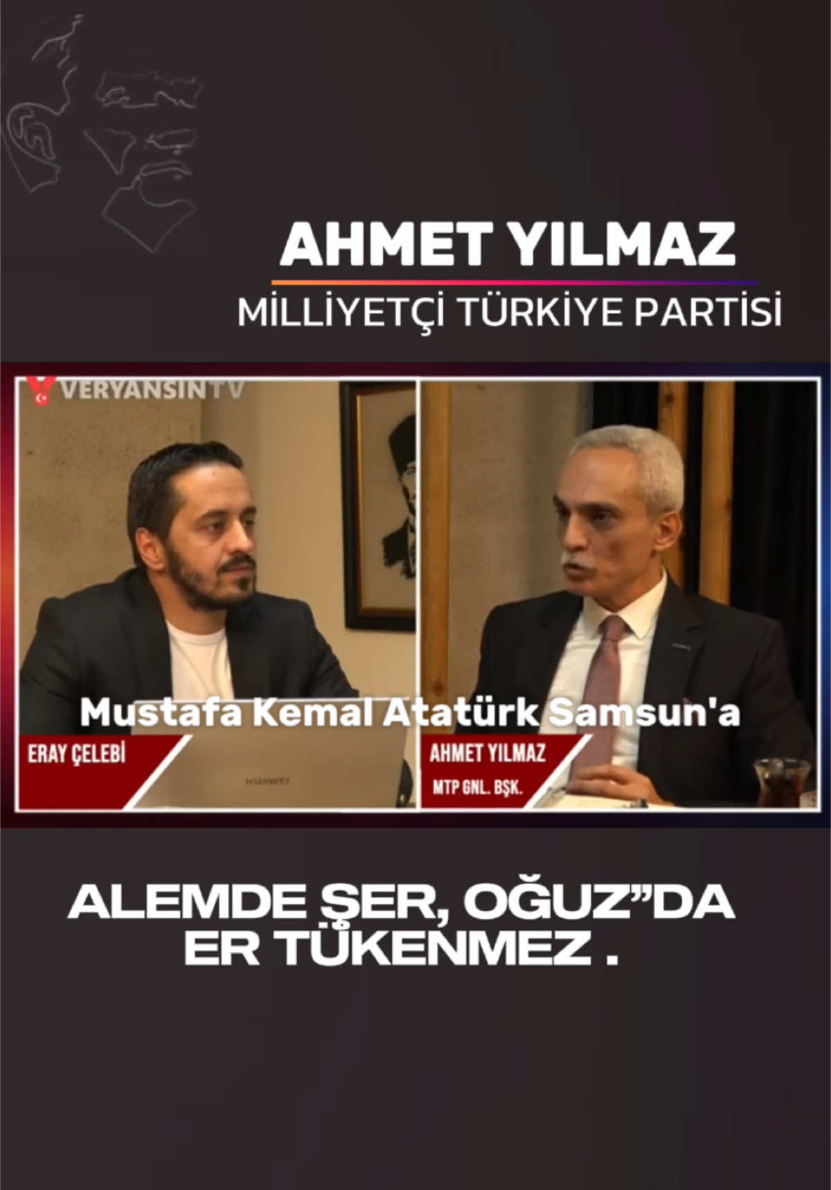 Alemde şer, Oğuz'da er tükenmez.   Bu topraklarda #Kuvva bitmez. #türkiye #siyaset #ahmetyılmaz #milliyetçitürkiyepartisi #akp #erdoğan #mhp #devletbahceli #chp #iyiparti #atatürkçü #türkcü #milliyetçi 