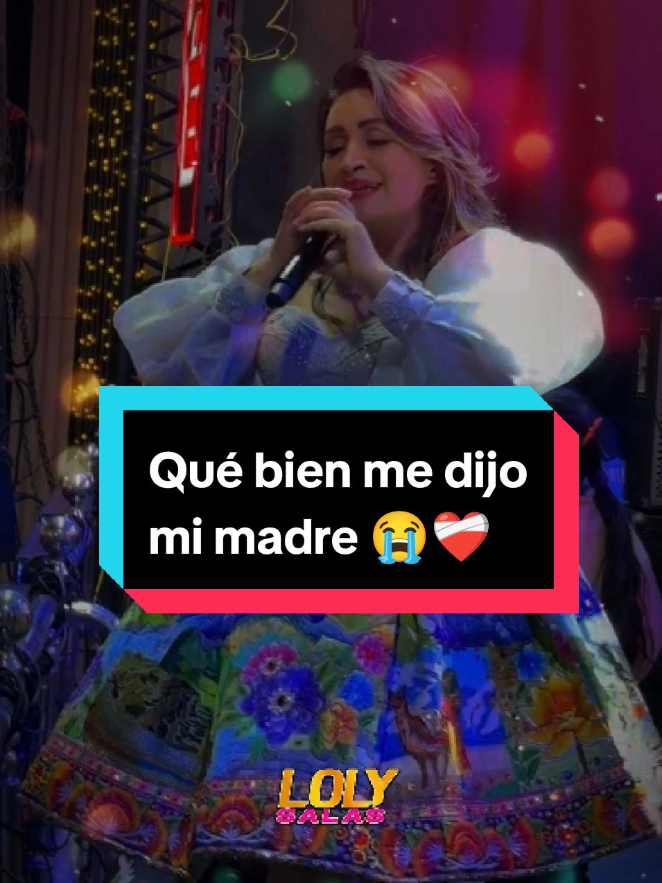 No vayas a llorar por ningún querer 🥹💔 #LolySalas #huayno #huayno_peruano #aliciadelgado 