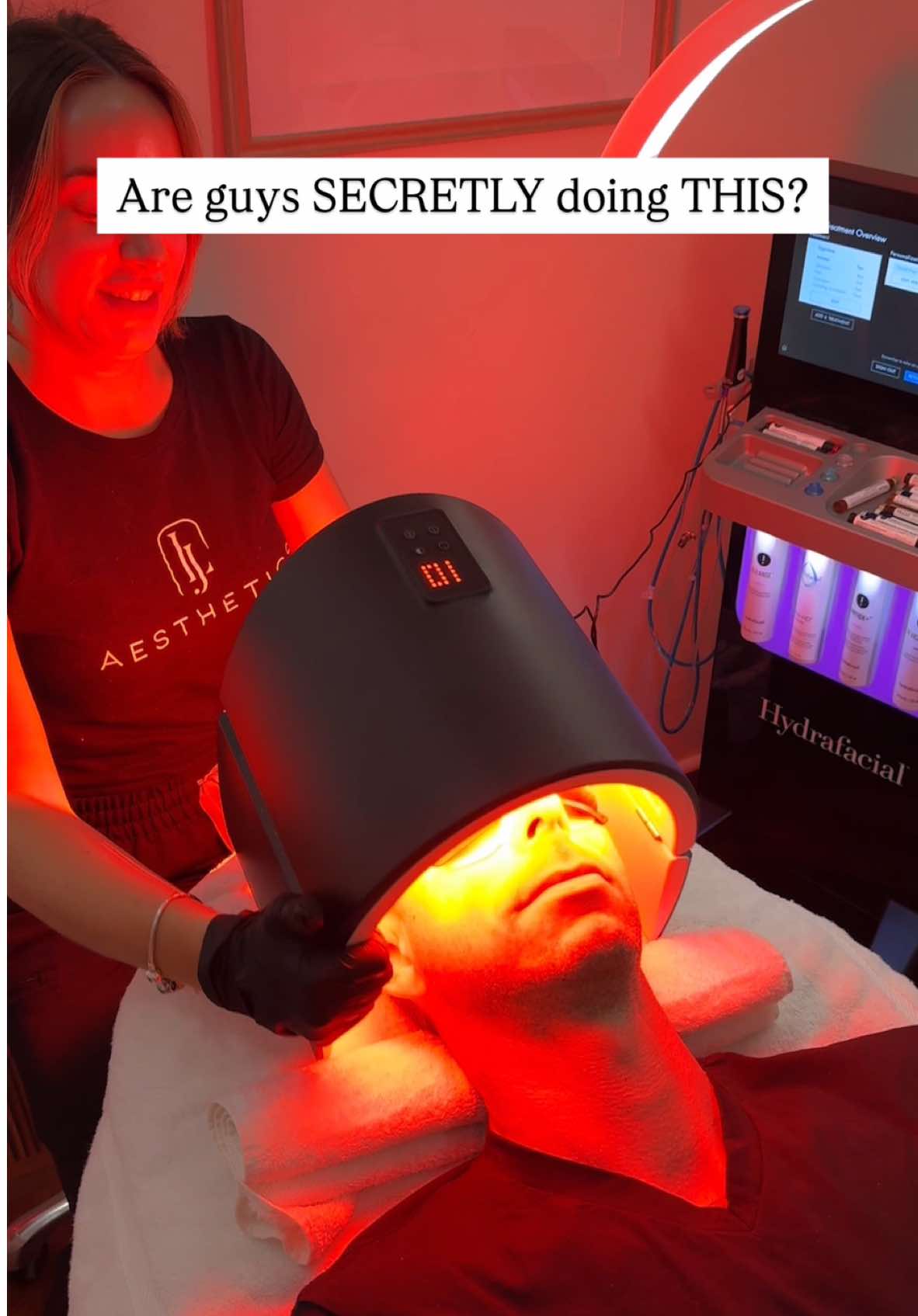 Alright guys, I just got my first facial. I gotta ask… am I late to the game, or are other guys out there secretly doing this too? Sandi has been prioritizing her skincare since it’s something she hasn’t done for years and it got me thinking about myself. She is loving @ljaestheticsmed so I made an appt. for a hydrafacial. One session and now I’m hooked. Is this what ‘New Year, New Me’ is all about? 🤔 Never thought I’d say this, but I might need to book my next one ASAP. Let me know if I’m the only one out here guys! #facial #skincare #beauty #mensskincare #Vlog