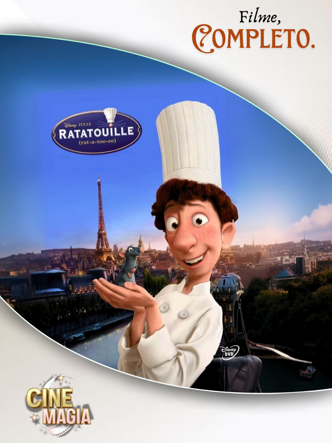 FILME COMPLETO | Ratatouille (2007) Sinopse: Remy, um rato, aspira a se tornar um renomado chef francês. No entanto, ele não consegue perceber que as pessoas desprezam roedores e nunca apreciarão uma refeição cozinhada por ele. #filme #completo #filmecompleto #fyppp #vaiprofy #vaiprafy #ratatouille #movie #1hora