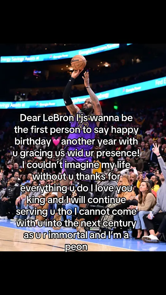 On behalf of all my followers we love you King stay strong and have an amazing day❤️ happy birthday King LeBron #ballknowledge #relatable #chill #LeBron 