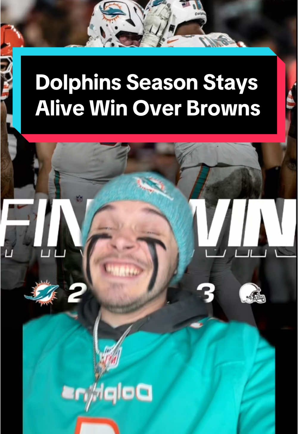 Dolphins Season Stays Alive With Win Over Browns #NFL #nflfootball #nfltrending #nflviral #dolphins #browns 