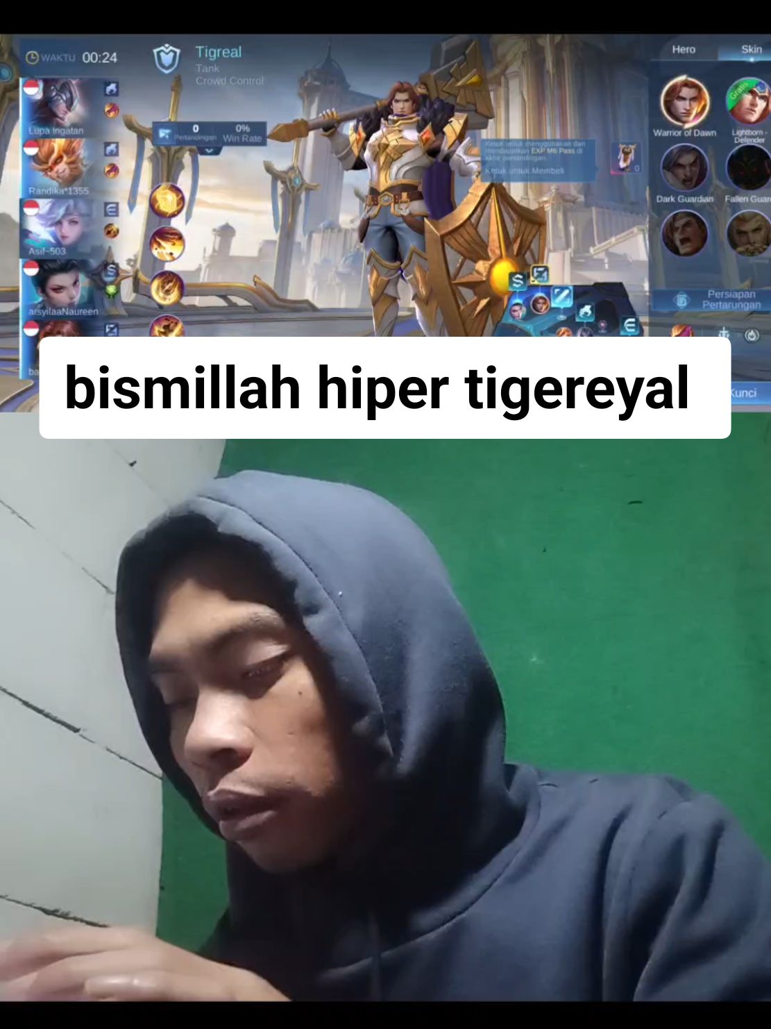 bismillah hiper tigereyal #vyp #foryoupage #mlbb #mobilelegends 