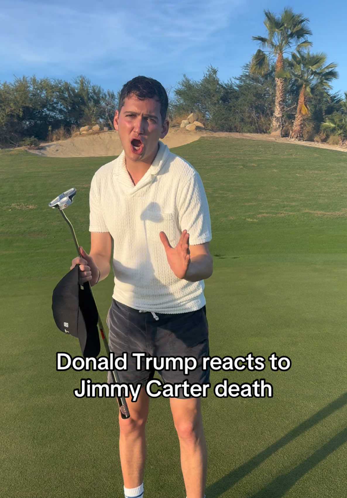 Donald Trump reacts to Jimmy Carter death #donaldtrump #trump #jimmycarter #president #impression #usa #voice #maralago 