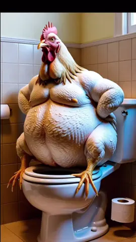 #chiken #toilet #poop #drole #animalsoftiktok #likeabonne 