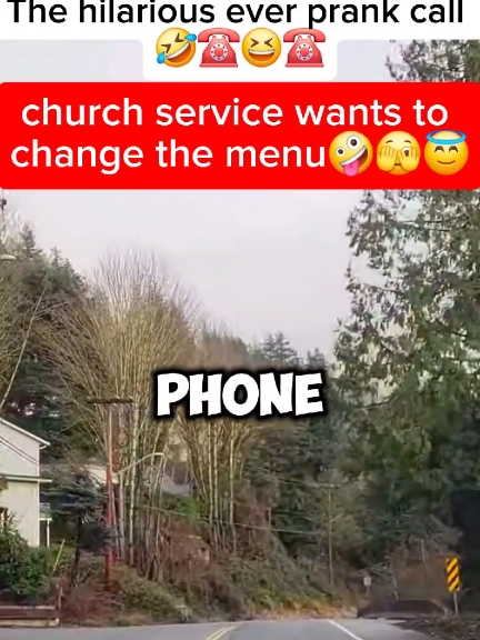 church service wants to change the breakfast menu 🤪😇😎 #phonecall #prank #prankcall #Fyp #funnyy #funny 