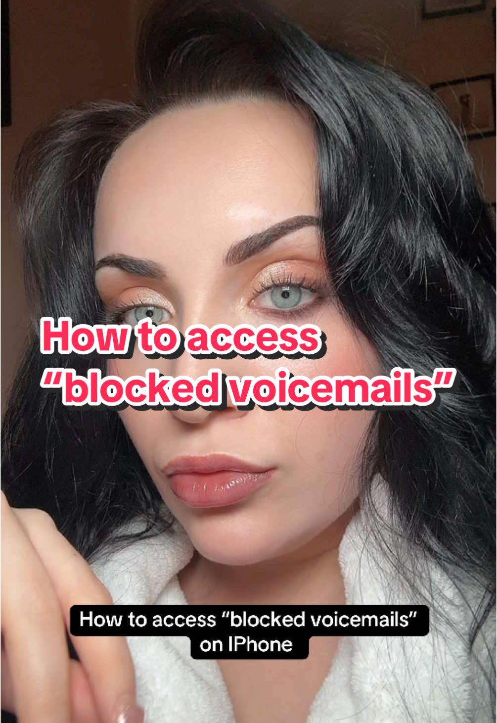 Did you know you can access “blocked voicemails” on IPhone? I feel like this should not be allowed 🤣 #blocked #blockedvoicemails #phonehacks 