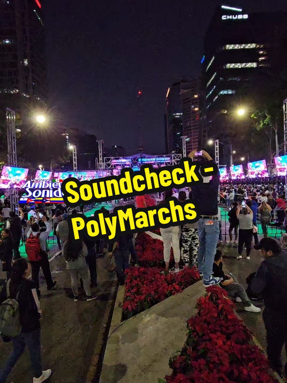 Soundcheck | PolyMarchs, previos a la fiesta de fin de año Fecha: 29/12/2024 #PolyMarchs #AmbienteSonidero #BailaKomoKieras https://ambientesonidero.com