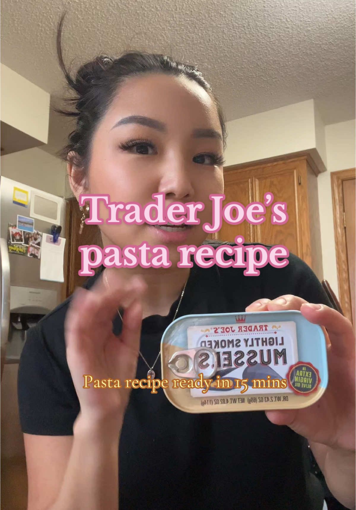 Here’s a quick and easy pasta recipe for ya!!! #pastarecipe #pasta #traderjoes #mussles #cookingtiktok #cooking 