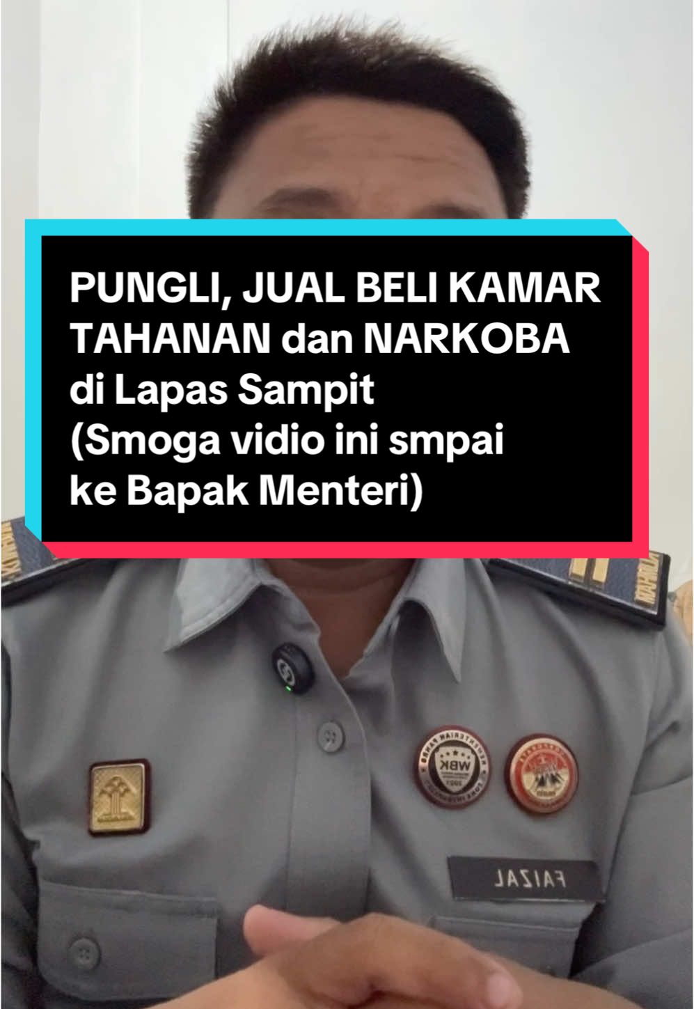 Aassalamualaikum Wr.Wb Mohon ijin kepada yang terhormat bapak jenderal @Drs. Agus Andrianto, SH, MH semoga bapak berkenan menindak lanjuti vidio ini, besar harapan sy agar bapak jenderal dapat memerintahkan tim untuk melakukan pemeriksaan yg objektif, transparan, dan berkeadilan, bebas dr intervensi pejabat yang diduga terlibat dalam laporan ini. atas perhatian bapak saya ucapkan terimakasih. 🙏🏻 #lapas #koruptor #kemenimpas #kemenkumham #gerindra #kemenimipas #fyp #viral 