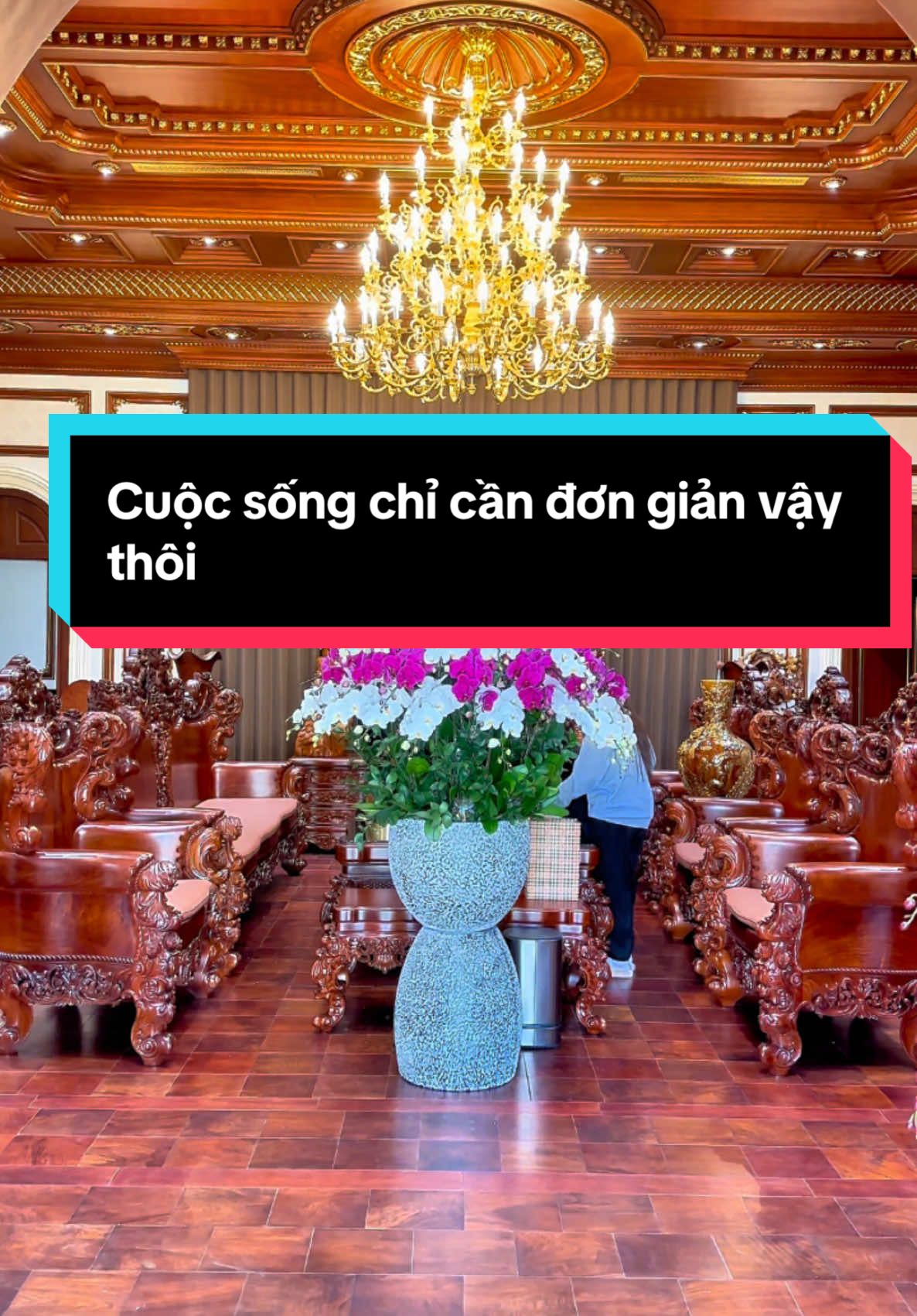 Cuộc sống chỉ cần đơn giản vậy thoi#dogongocbich #đồgomynghe #tancodien #bietthu #bietthudep 