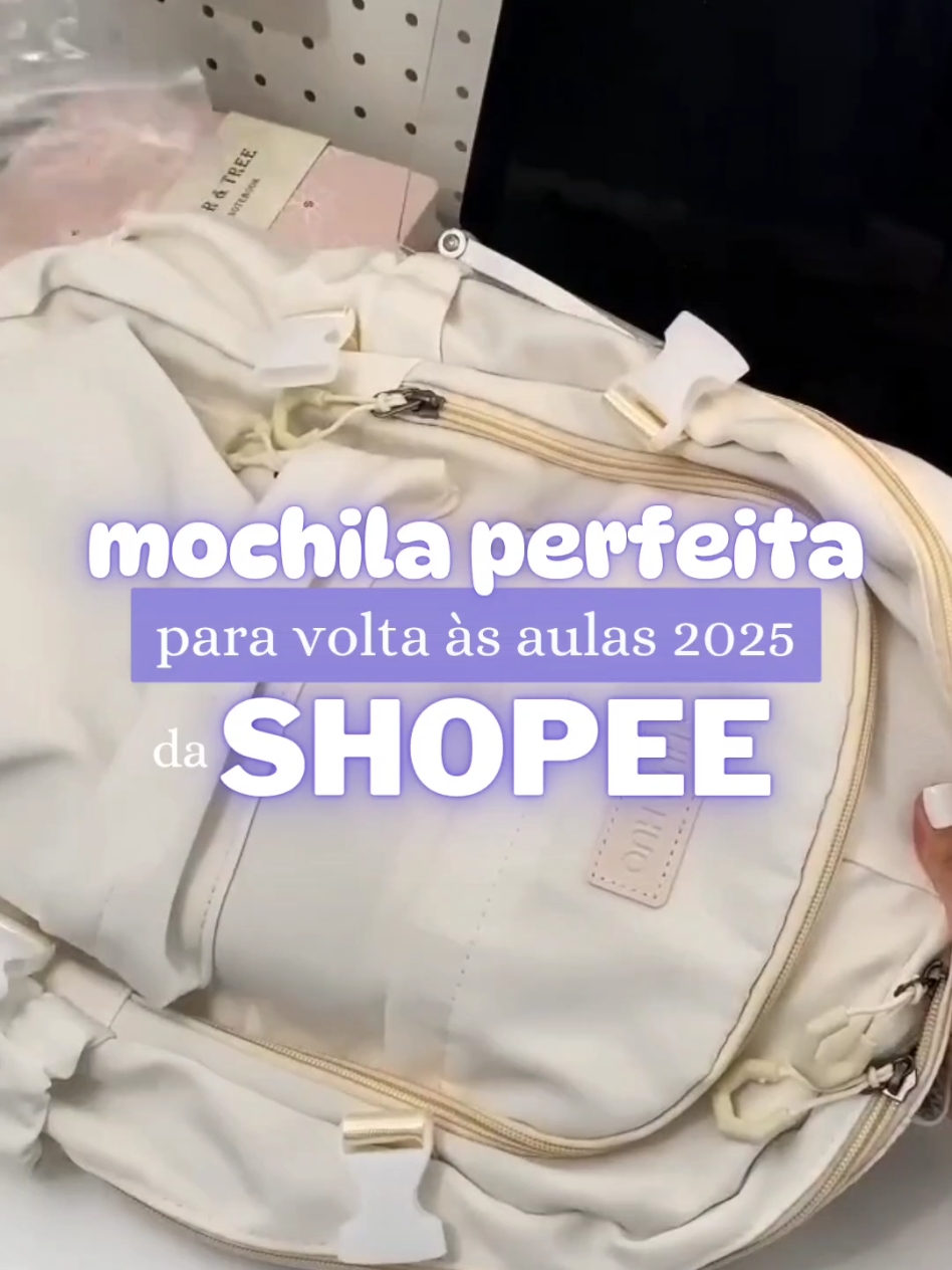 A MELHOR mochila da SHOPEE | Link na bio ✨ | #bolsa #mochila #mochilasbonitas #voltaasaulas #materialescolar #papelaria #papelariafofa #anonovo2025 #estudos #escola #faculdade #facul 