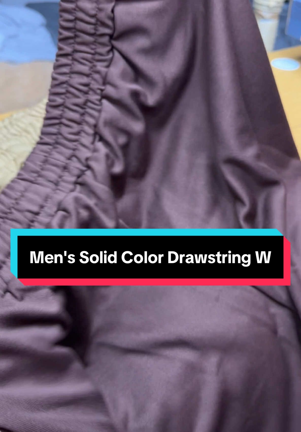 Men's Solid Color Drawstring W #pants #tiktokmademebuyit #pantalones 