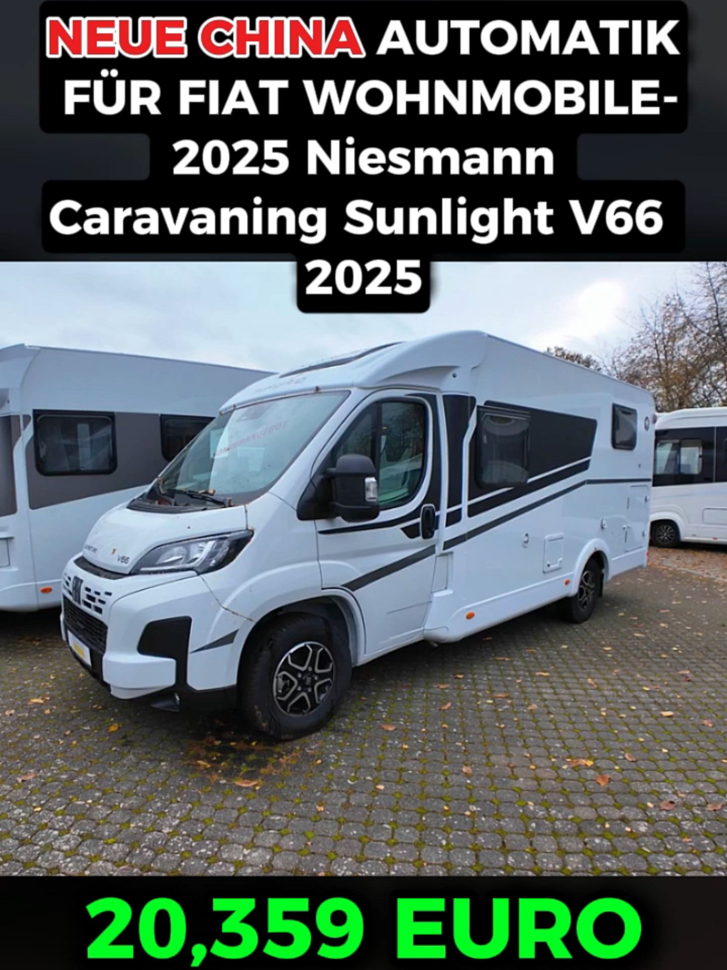 STATT ZF! NEUE CHINA AUTOMATIK FÜR FIAT WOHNMOBILE- 2025 Niesmann Caravaning Sunlight V66 2025 #opel #frontera #dacia #daciaduster #autocaravana #Wohnmobile #vanhousetour #Camping #Wohnwagen #viral_video #tren #foryouuu