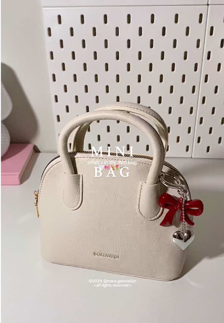 she’s such a cutie 🍰💖 #bostanten #bag #shoulderbag #handbag #minibag #smallbag #white #bestbag #tiktokshopph #maragatchalian @Bostanten PH 