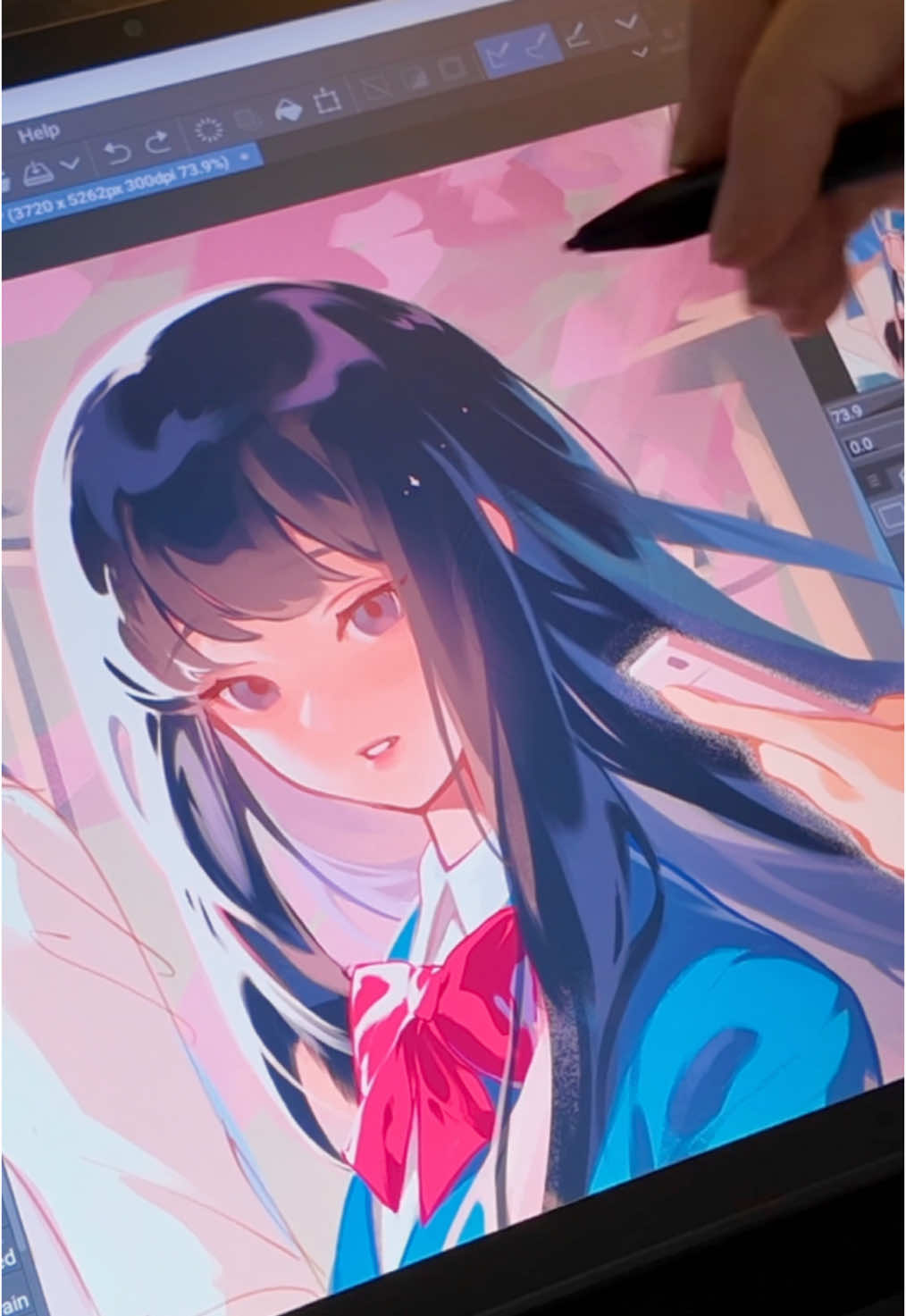 Does anyone still like Kimi ni Todoke? I tried out the Ugee Fun Drawing Pad UT3!! Also thank you for 30K followers 🫶 #fyp #10kviews #illustration #kiminitodoke 